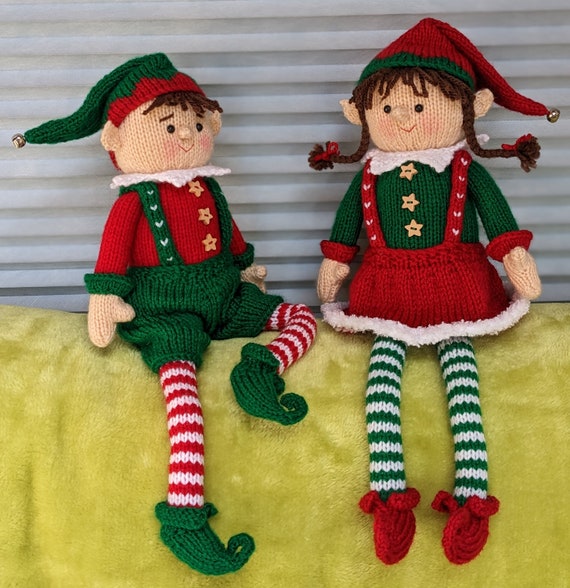 Knitting Pattern. PDF Digital Download. Holly And Jolly The Cheeky.