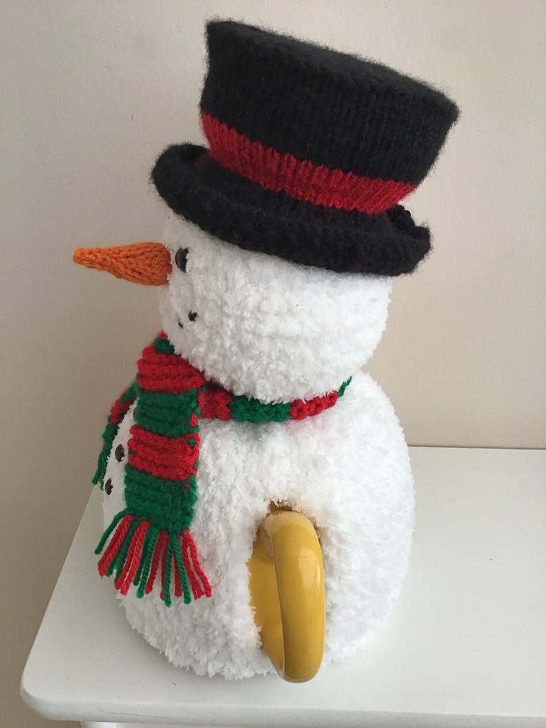 Tea Cosy Knitting Pattern. PDF Digital Download.mr Snowman Tea Etsy UK