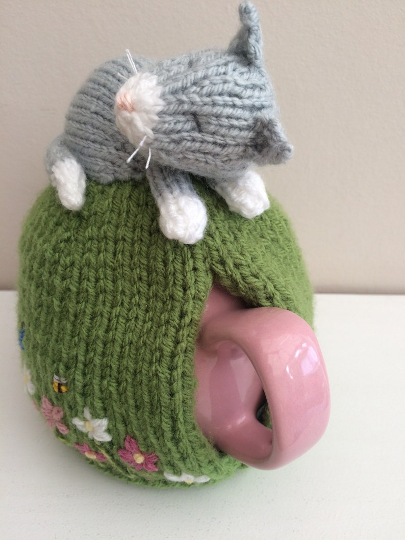 Tea Cosy Knitting Pattern. PDF Digital Download. Cat Nap Tea Etsy UK