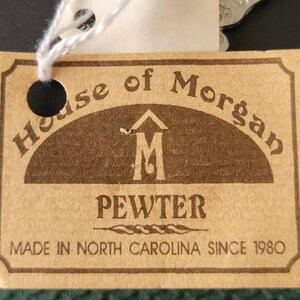 House of Morgan pewter pendant. Your choice of one pendant. Butterfly A or B, hummingbird, or magnolia bloom.