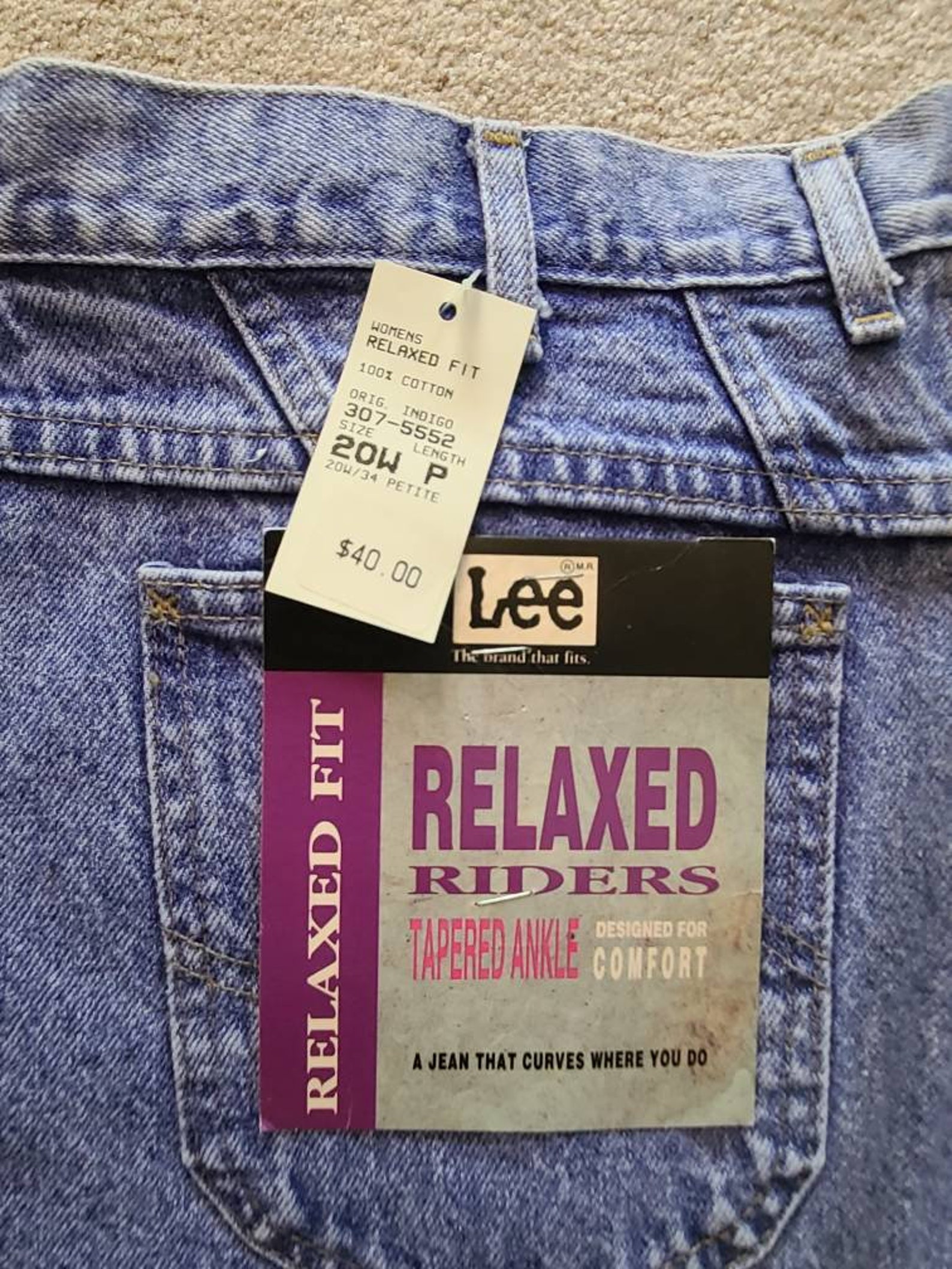 Lee relaxed fit women's jeans. New with tags. | Etsy