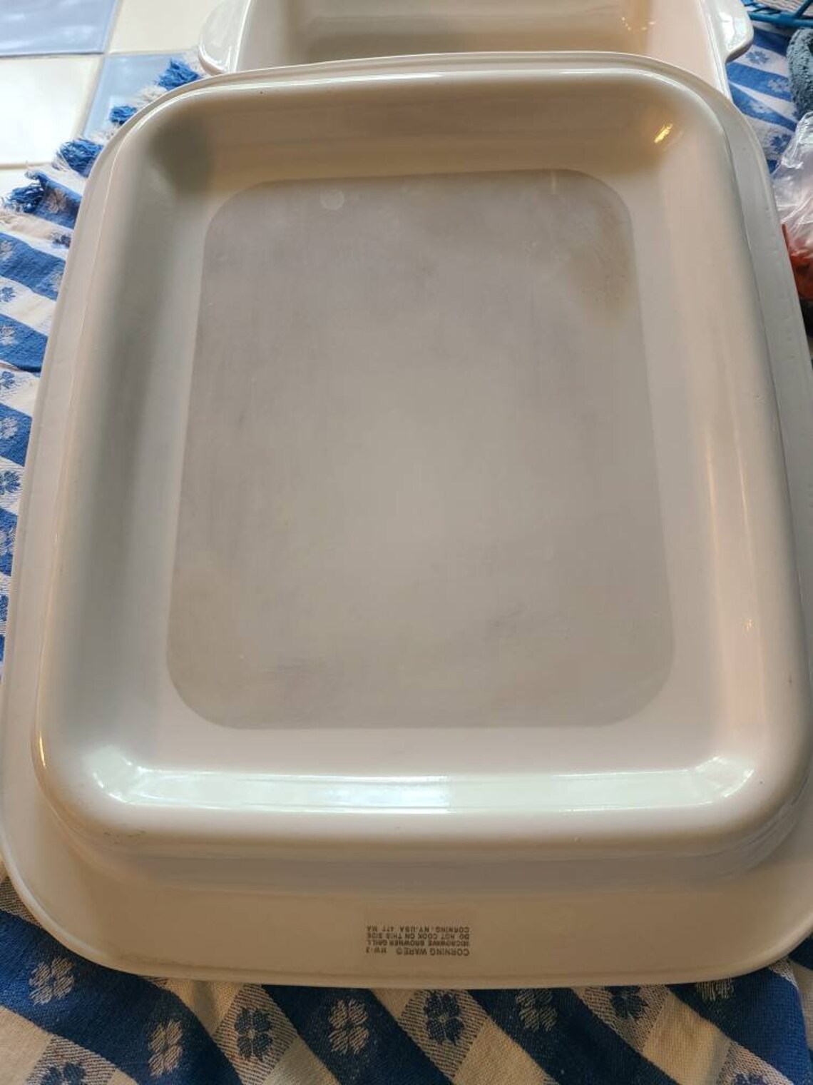 Rare Large Corningware Microwave Browner/griller Etsy