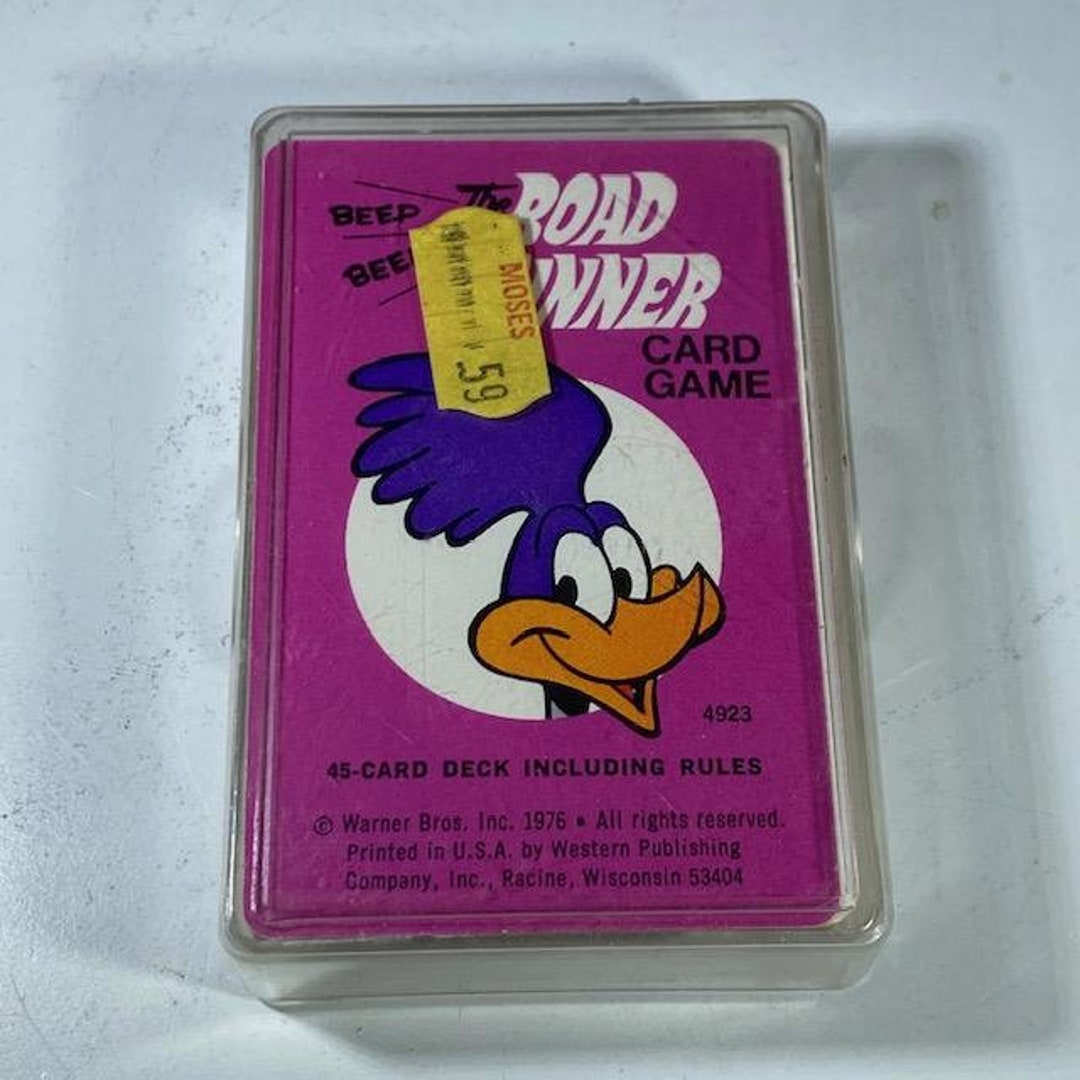 1976 Whitman the Road Runner Card Game Road Runner Family Etsy