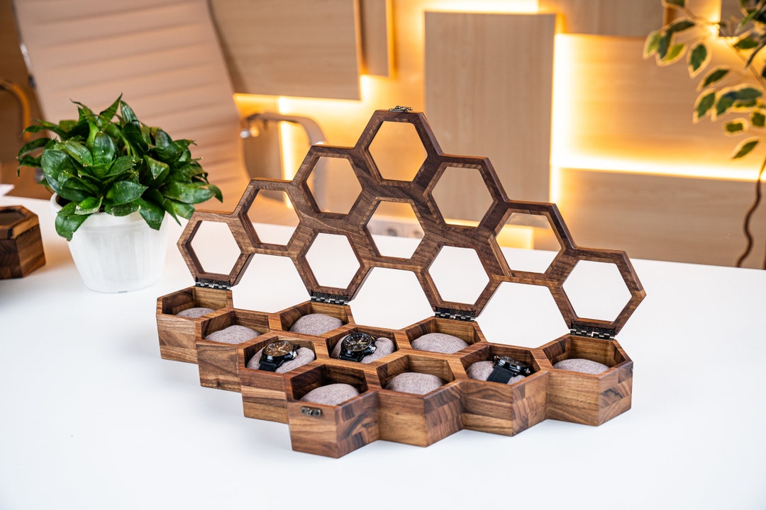 Luxury Wooden Watch Box, Elegant Watch Box, Premium Watch Case With