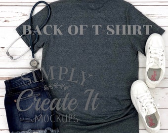 Gray Shirt Flat Lay Etsy