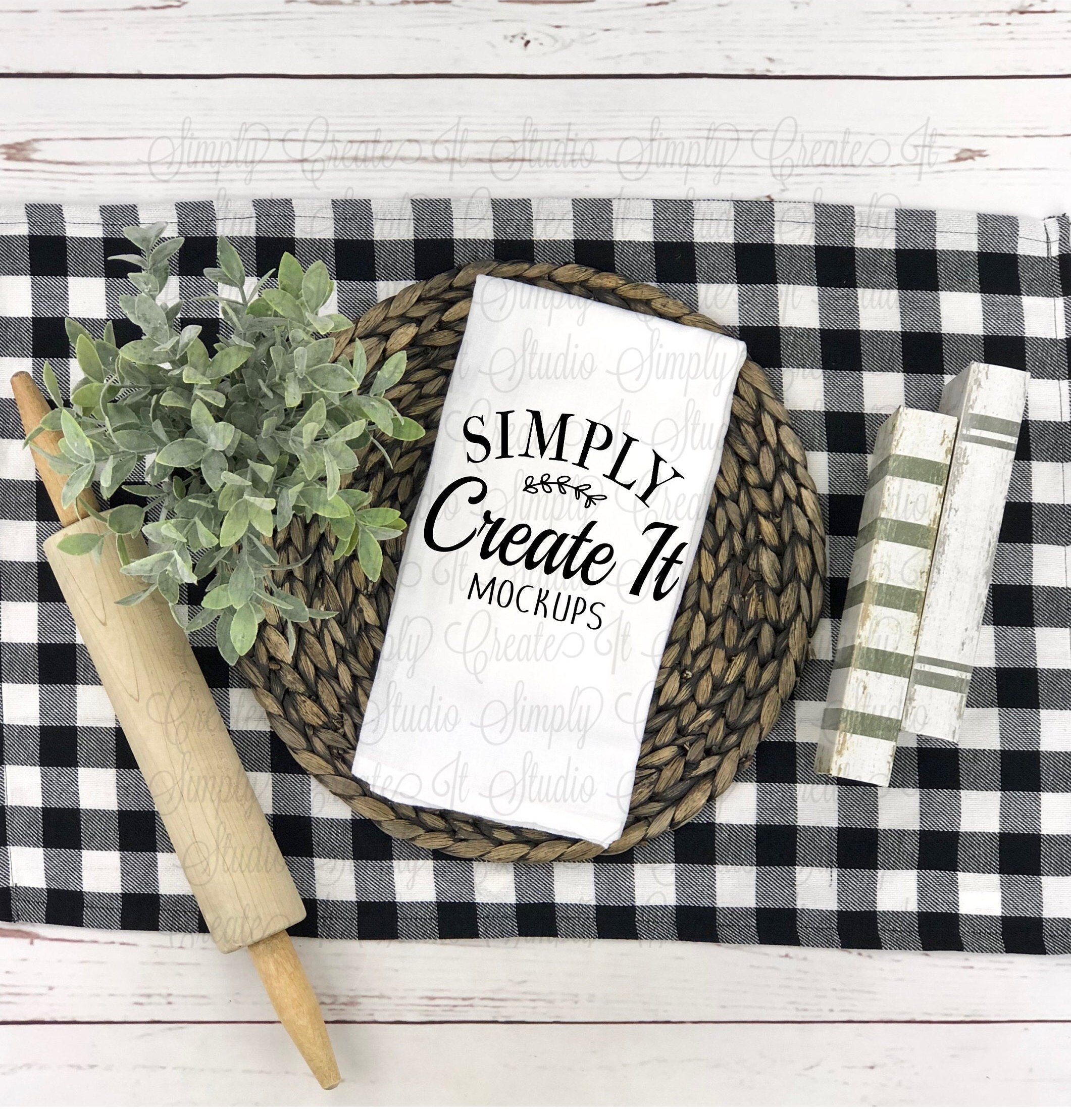 Tea Towel Mockup, Kitchen Towel Mockup, Tea Towel, Flour Sack, Flour Sack Mockup, Tea Towel Flat Lay, White Towel Mockup,