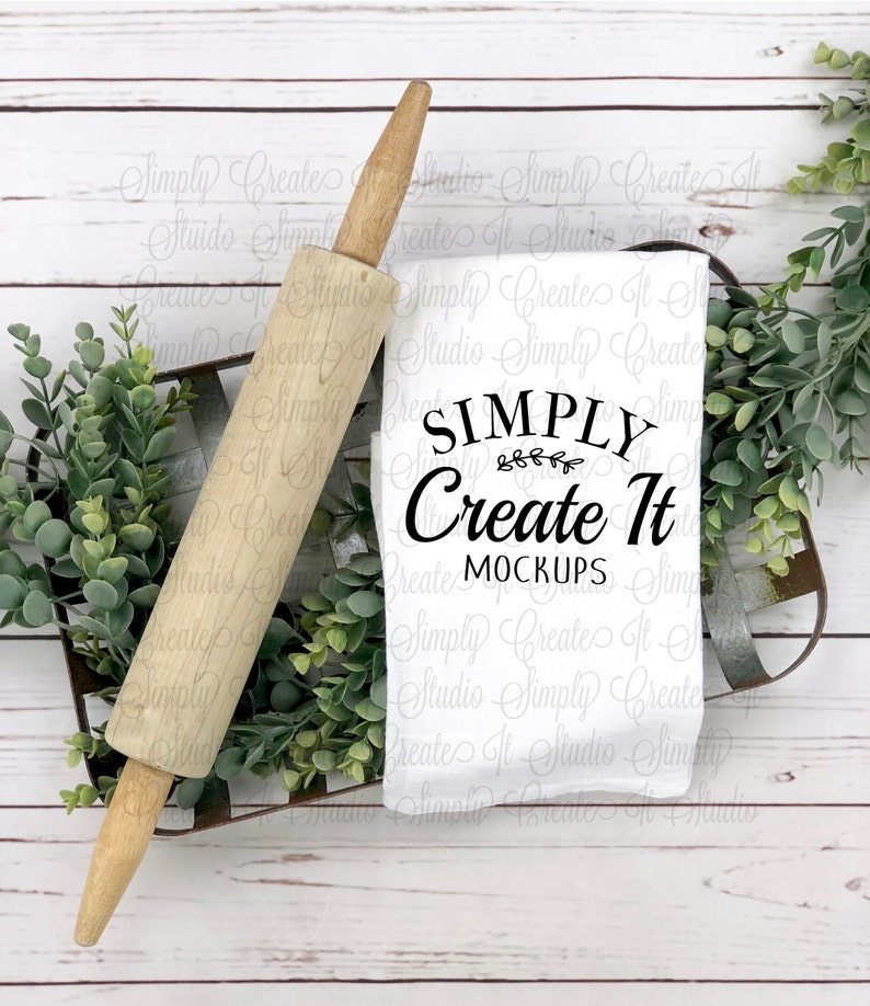 Download Tea Towel Mockup Kitchen Towel Mockup Tea Towel Flour Sack ...