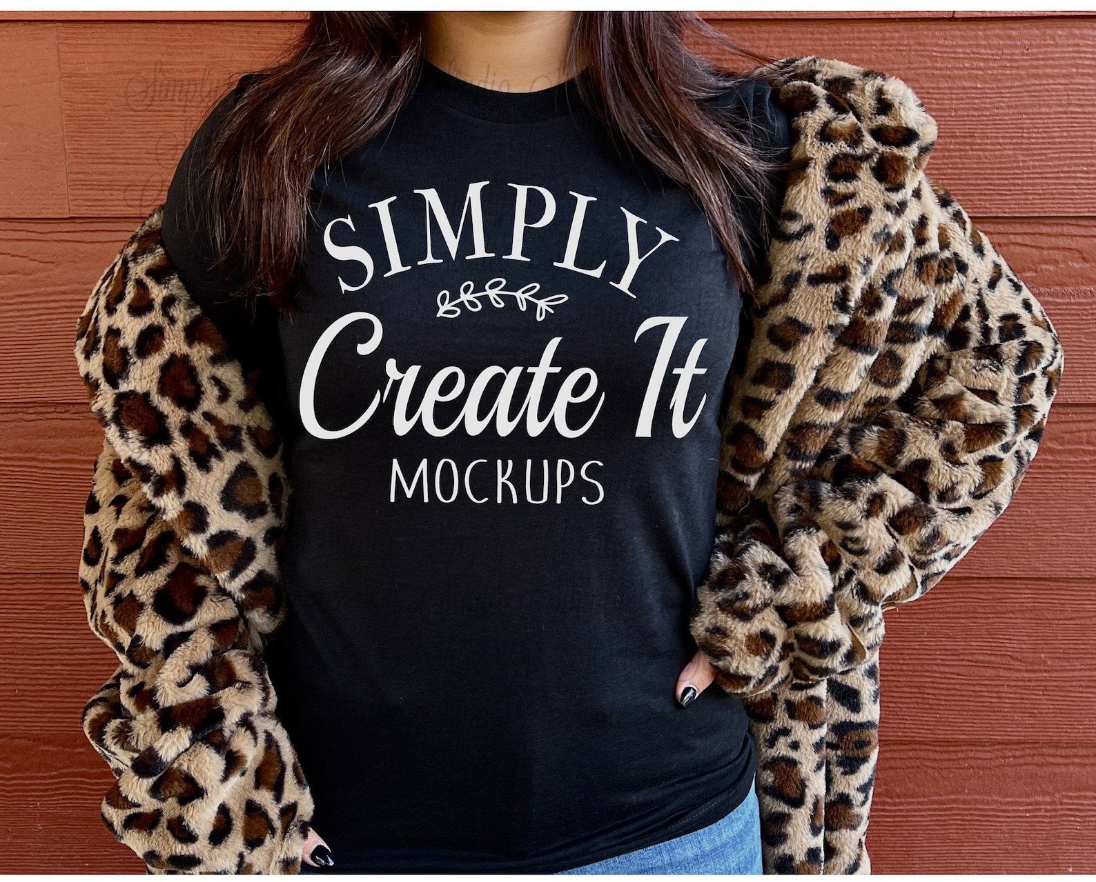Download Gildan 64000 Black Mockup Model Black T-shirt Mockup Gildan | Etsy