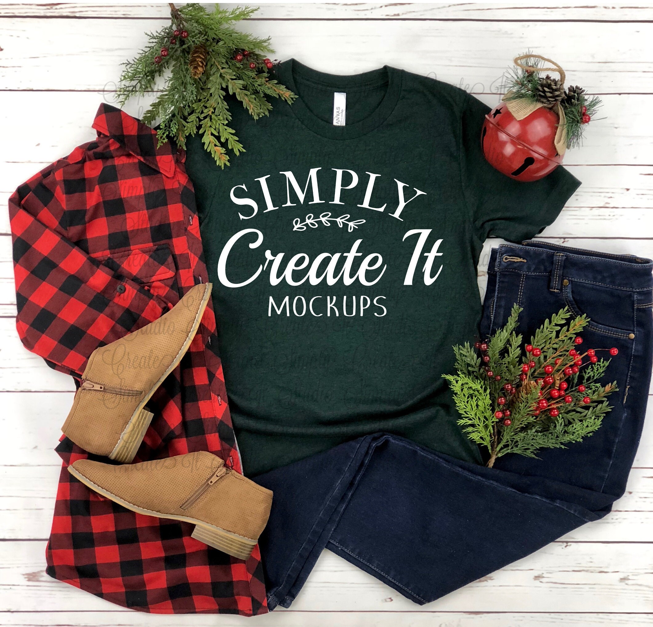 bella canvas heather emerald