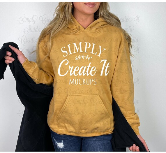 Old gold hoodie sale