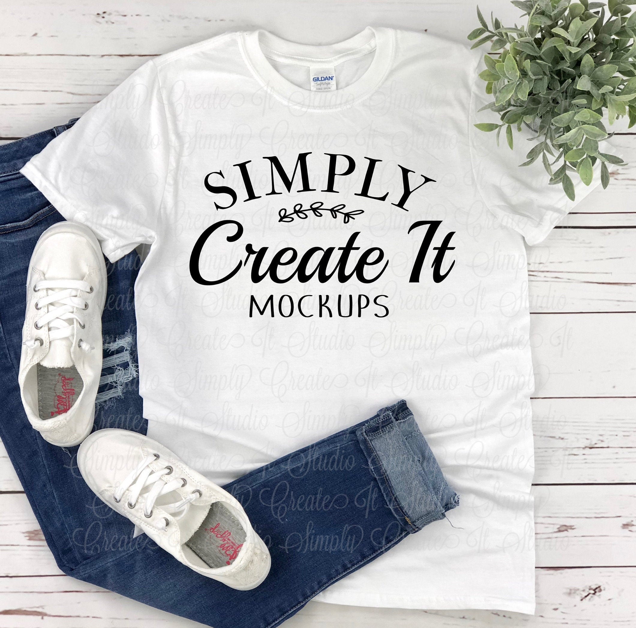 Download Gildan Mockup 64000 Softstyle White Knotted Shirt Unisex Flatlay Mockup White Shirt Mockup Gildan Softstyle Mockup Art Collectibles Photography Vadel Com