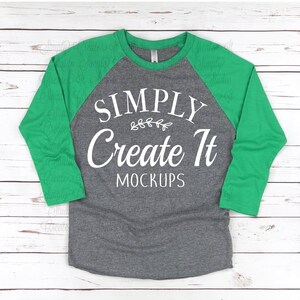 Next Level 6051 Raglan Vintage Green Premium Heather, 6051 Green,Flatlay, Next Level Mockup, Next Level Unisex shirt, Next Level adult shirt