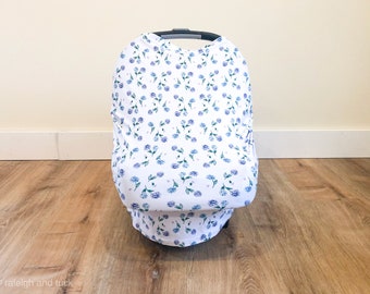 Car Seat Cover | Nursing Cover | Shopping Cart Cover | Carseat Canopy | Baby Shower Gift | Breastfeeding Cover | Baby Stroller Cover