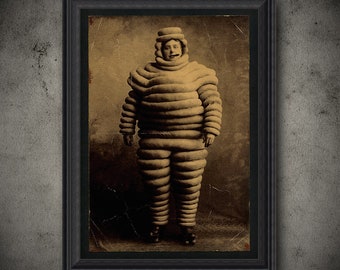 Michelin tyre Vintage advert Poster art Print for Glass Frame 36/" painting