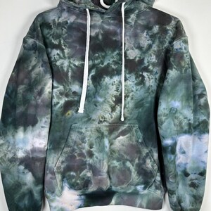 New small, hand dyed hoodie, tie dyed hoodie