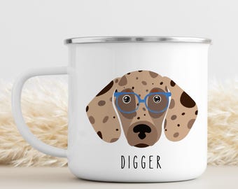 Dachshund Mug, Custom Dog Mug, Weiner Dog Gifts