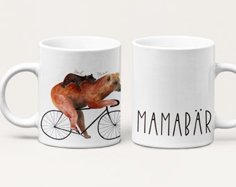 Mama Bear Coffee Mug, Customizable Mug, New Mom Gift Mug, Cute Mum Mug, Mama Bear Cup
