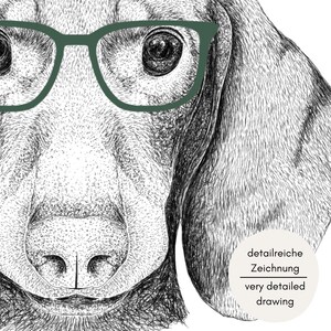 Dachshund Art, Definition Print, Dogs Wall Decor, Veterinarian Gift image 2