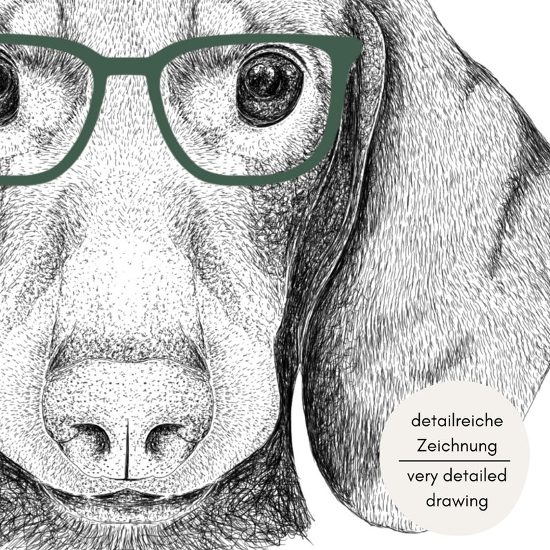 Dachshund Art, Definition Print, Dogs Wall Decor, Veterinarian Gift image 2