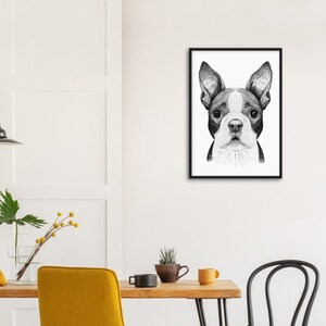 Hunde Portrait personalisiert, Zeichnung nach Foto, Geschenk für Hundebesitzer Bild 4