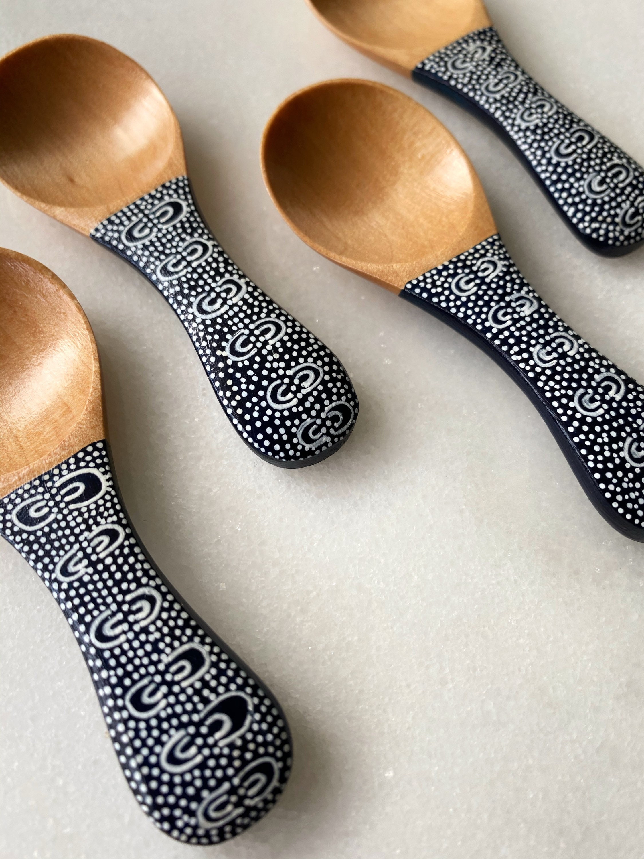 Coastal Feel Spice Spoons Condiment Spoons Dip Spoons Etsy