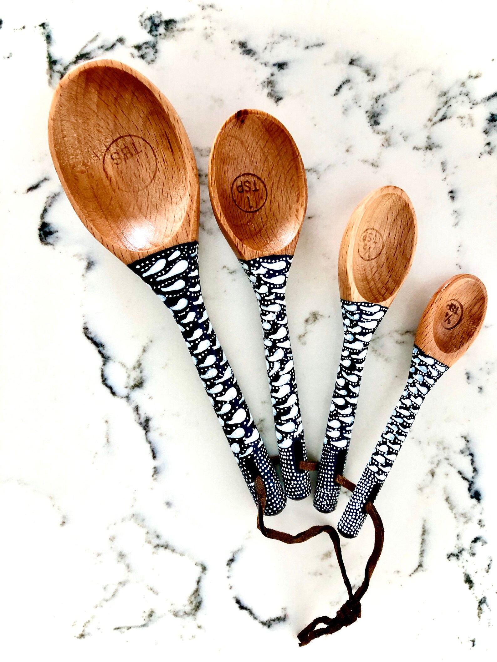 Spotty Baking Spoons measuring Spoons Baking Lover Cake Etsy