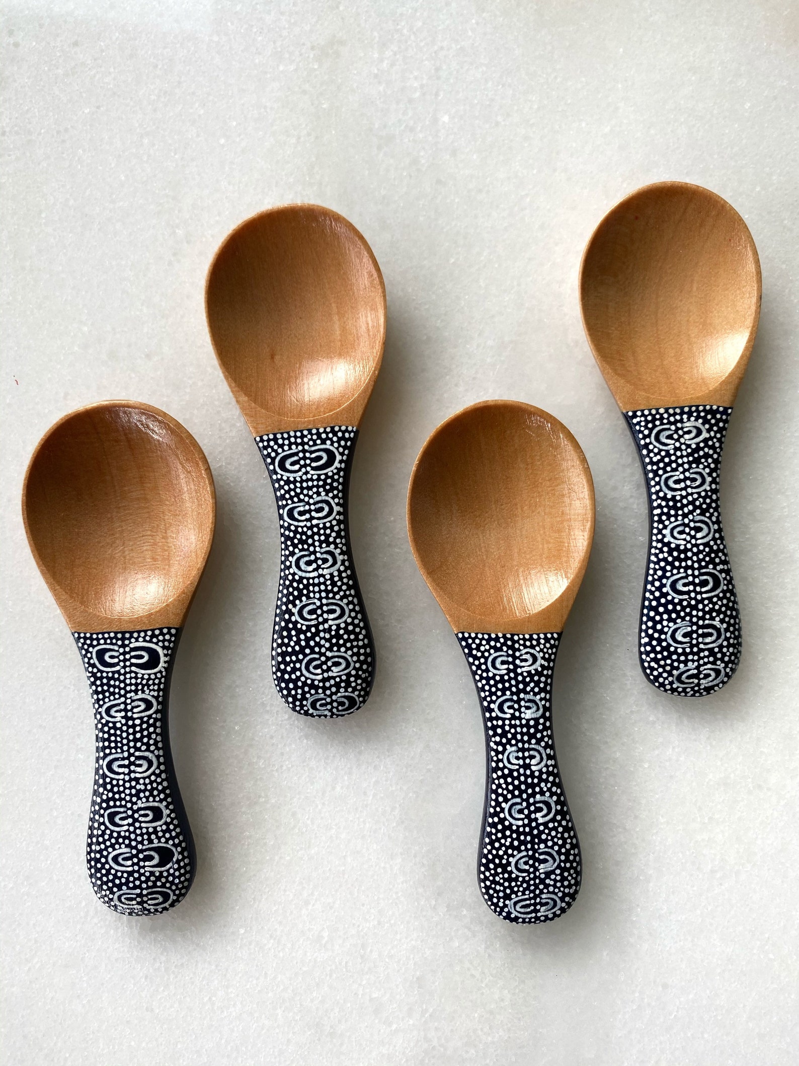 Coastal Feel Spice Spoons Condiment Spoons Dip Spoons Etsy