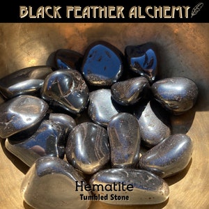 Hematite Tumbled Stone Grounding Balancing Centering Root Earth Star All Chakras