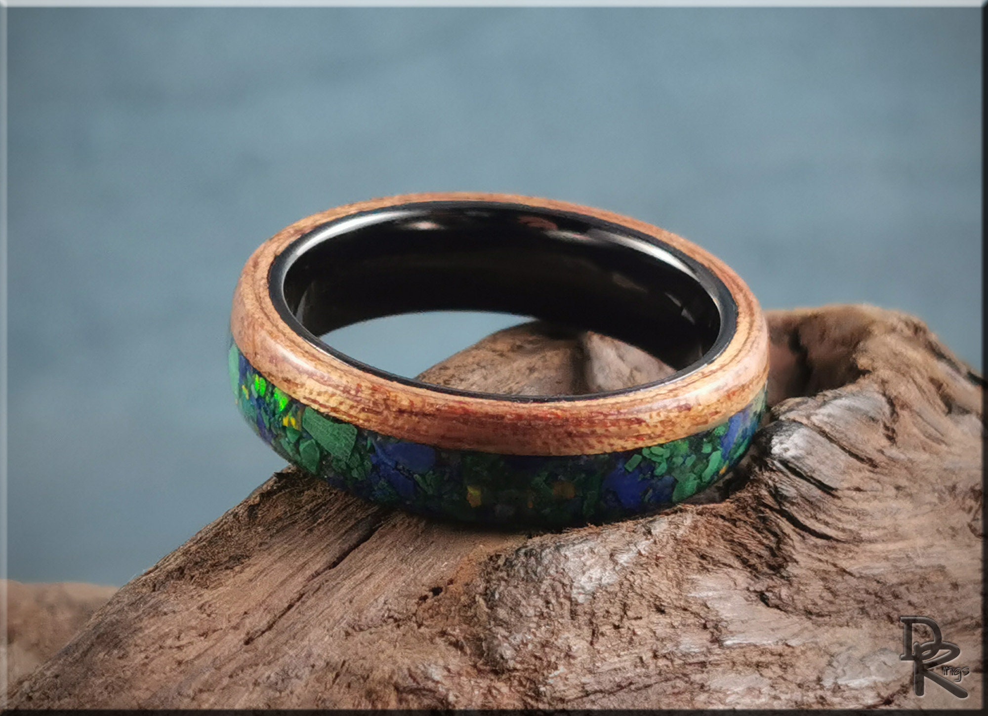 Dark Wood Grain Ring