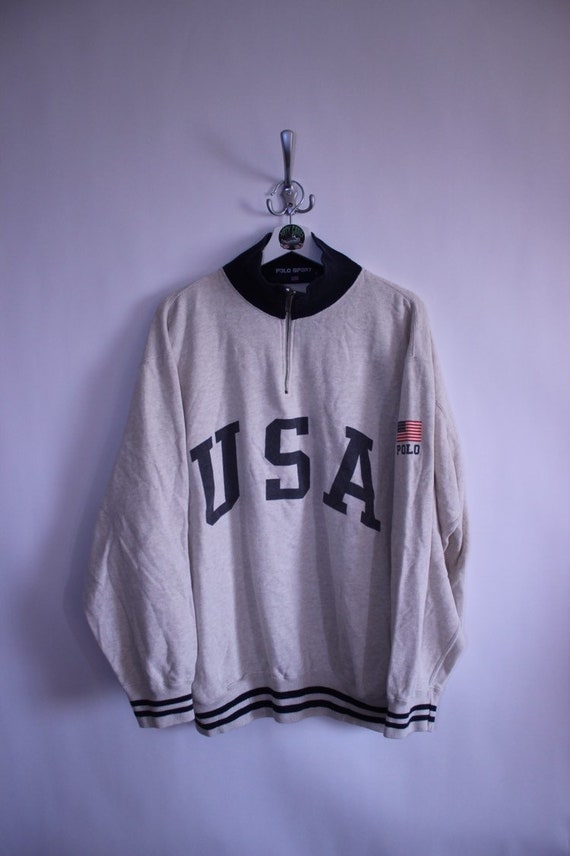 vintage polo sweatshirt