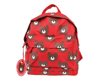Personalized Bruno the Bear Cute Mini Backpack, back to school, holiday & vacation kids bag,