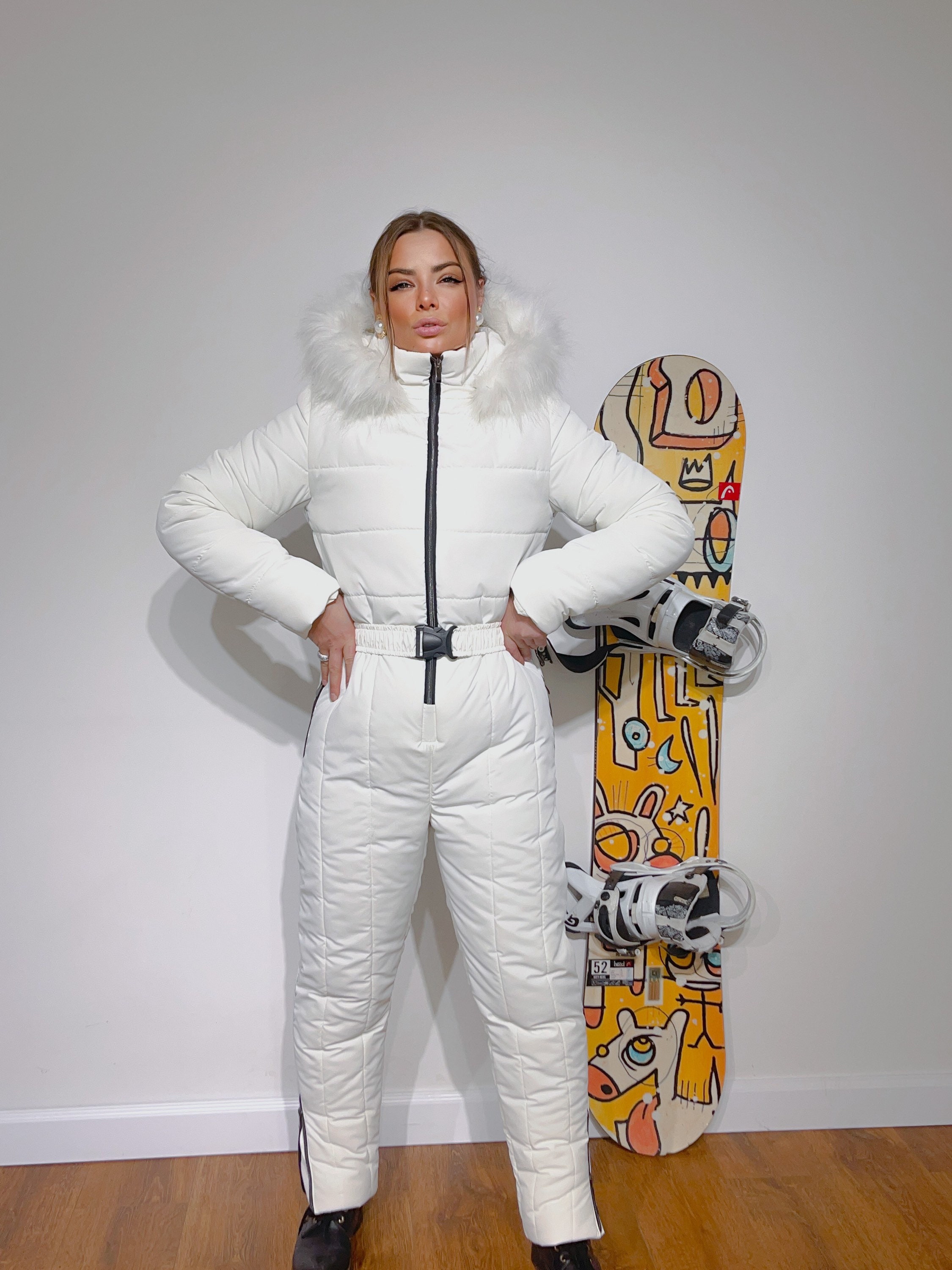 Ski Suit Sale White Ski Suit White Womens Skisuit Ski Jumpsuit Winter Womens Wear Warm Jumpsuit