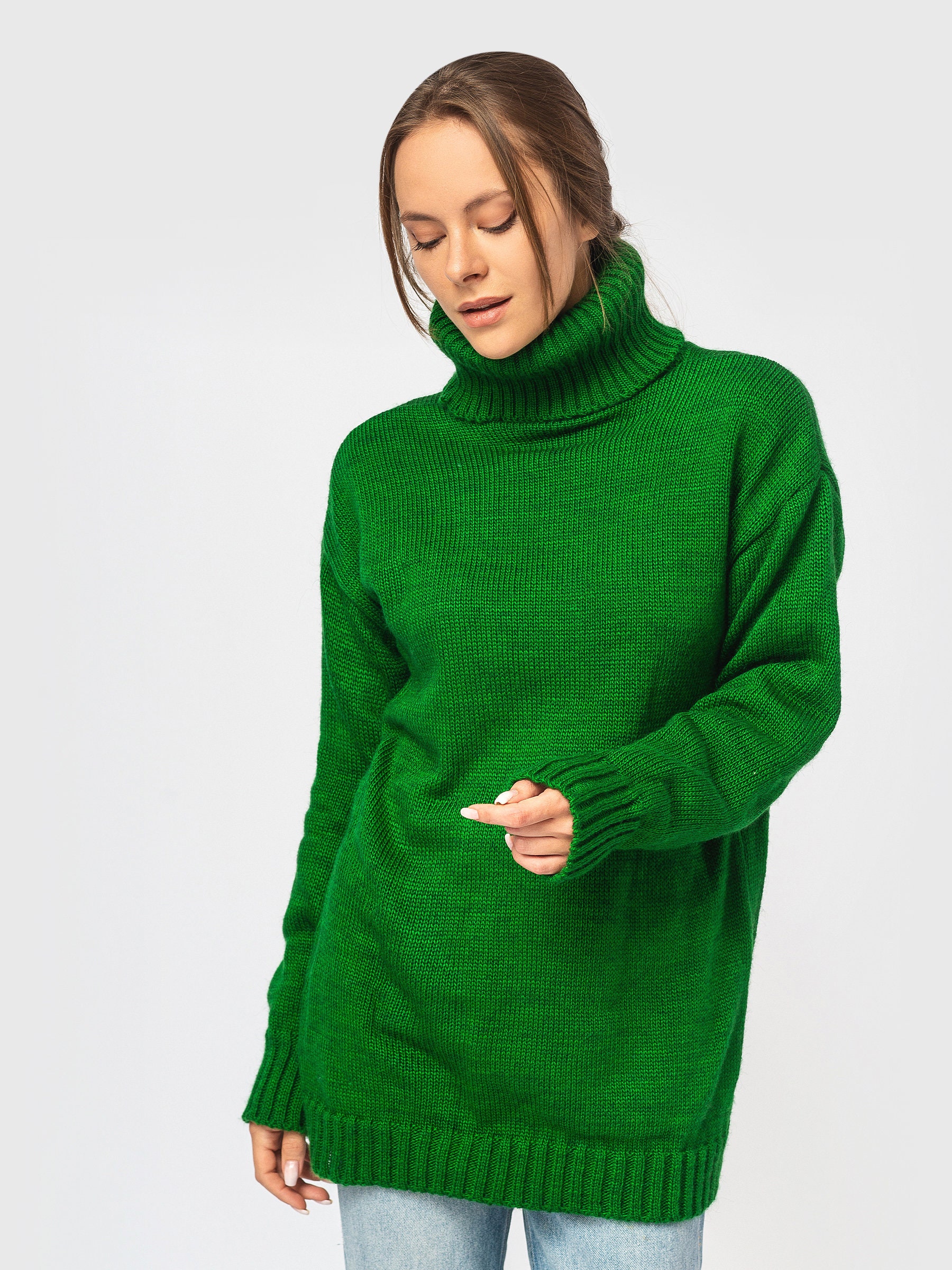 pullover grün wolle