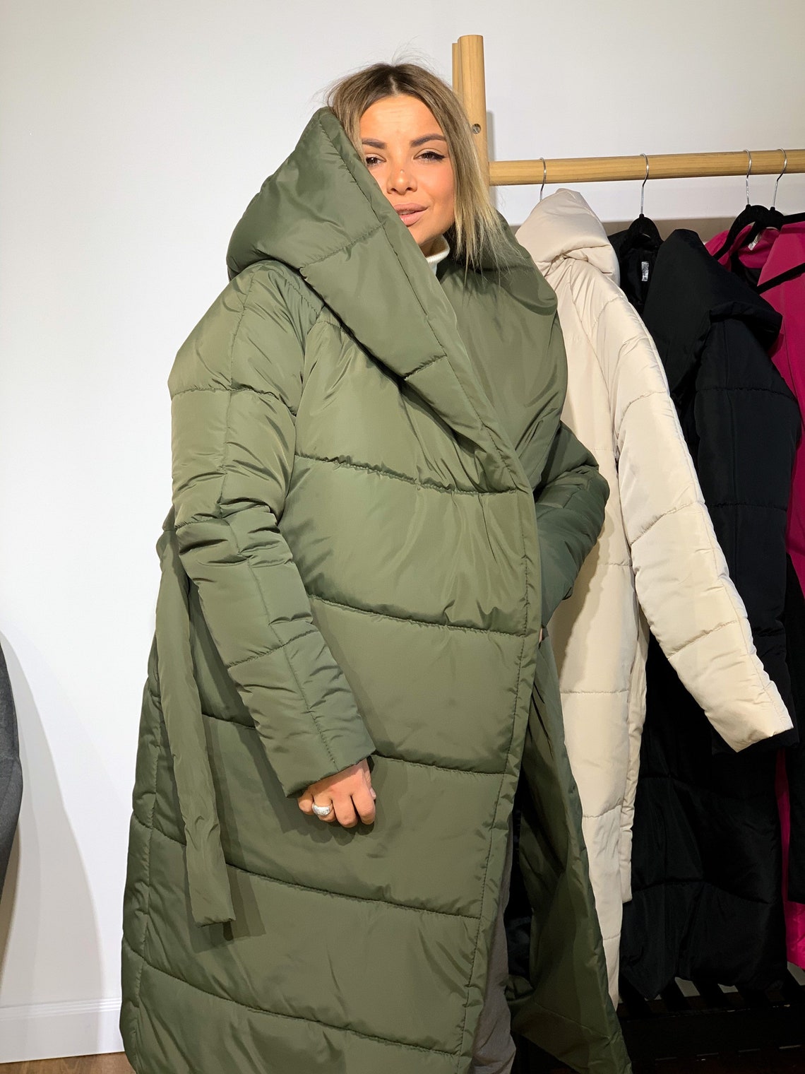 Oversized Puffer Jacket oversize parka thick puffa down coat | Etsy