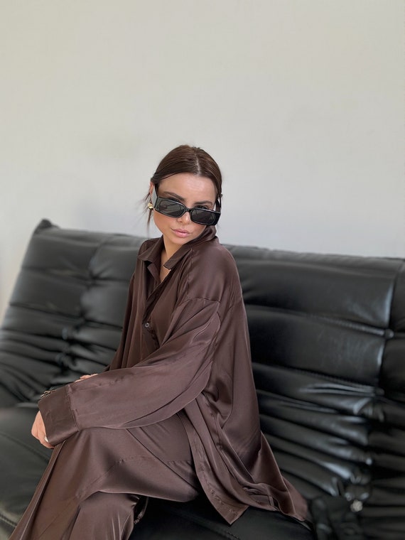 Traje satinado mujer hotsell
