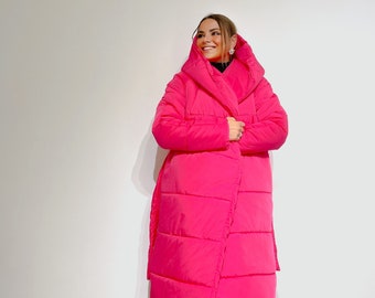 Oversized Puffer Jacket Oversize Parka Thick Puffa Down Coat