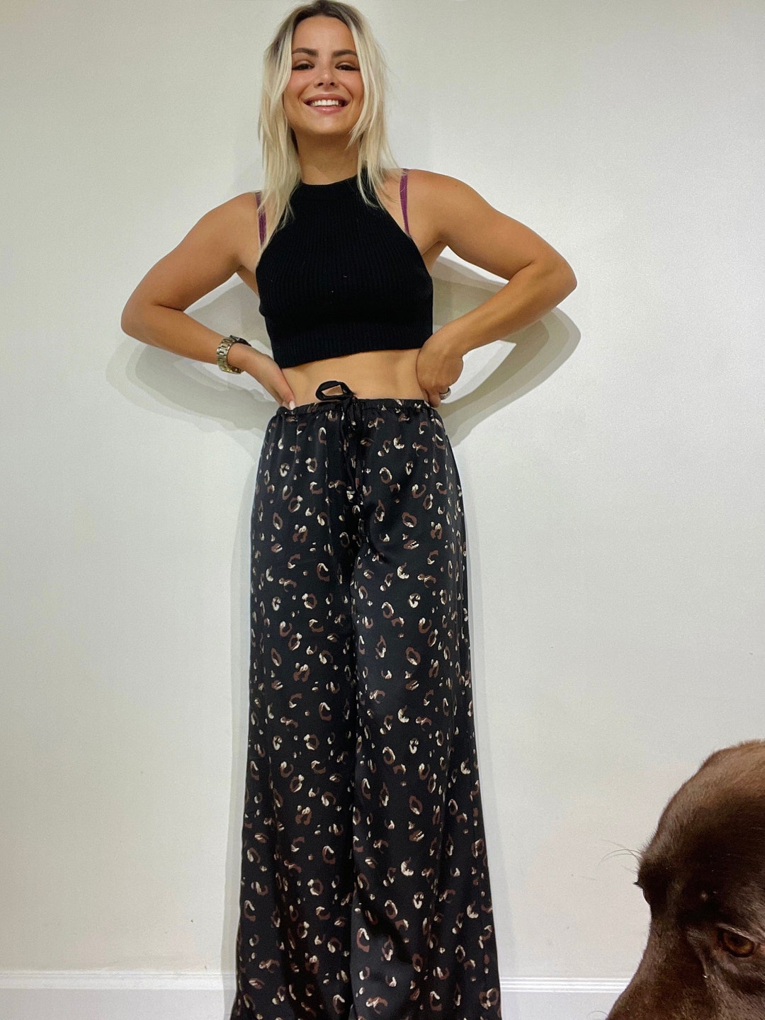 Plus Size Silk Pants Plus Size Silk Trousers Plus Size Silk Etsy