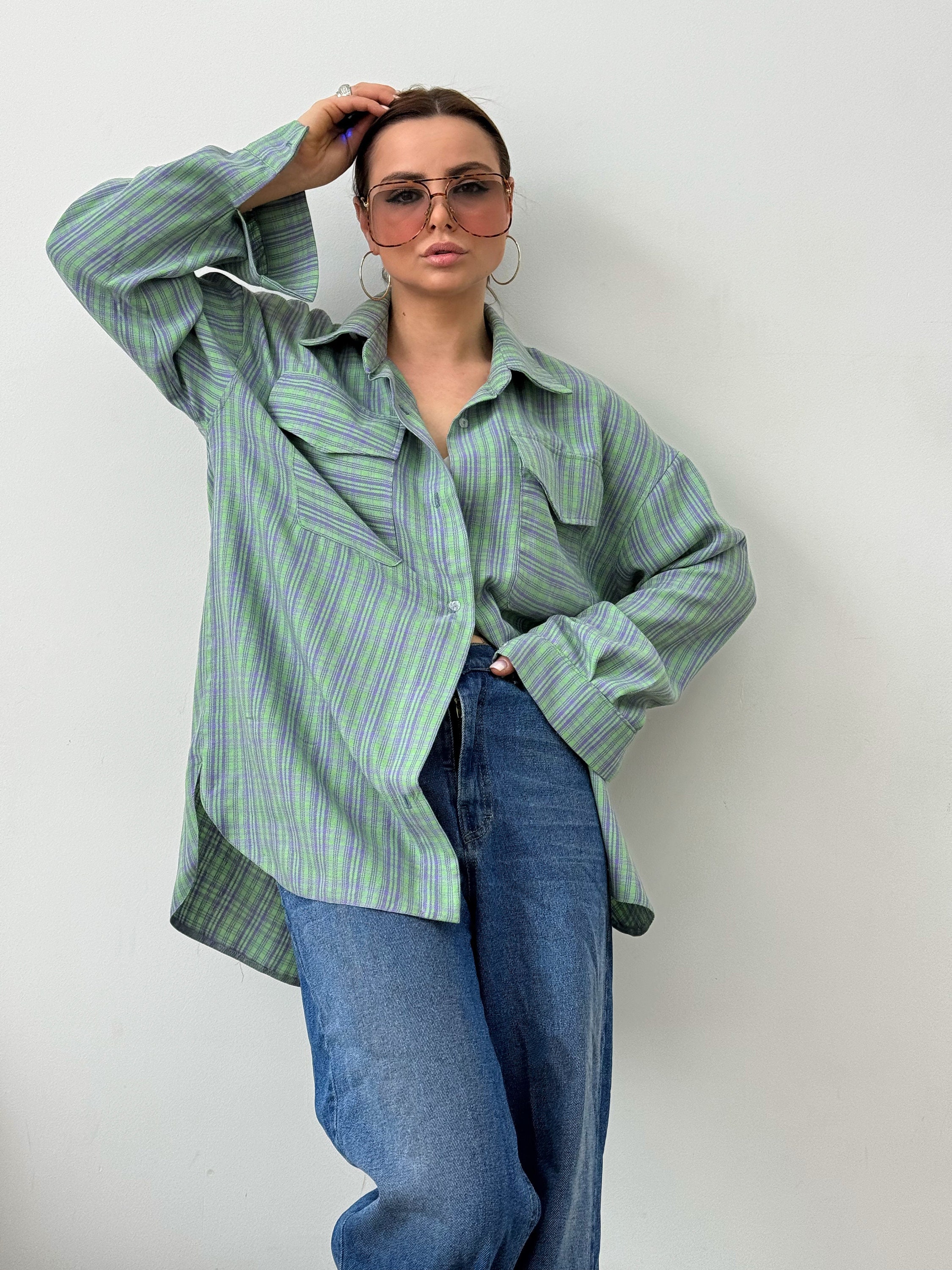 Boyfriend Plaid Shirt Womens Xl - Etsy Boyfriend Plaid Shirt Womens Xl - Etsy