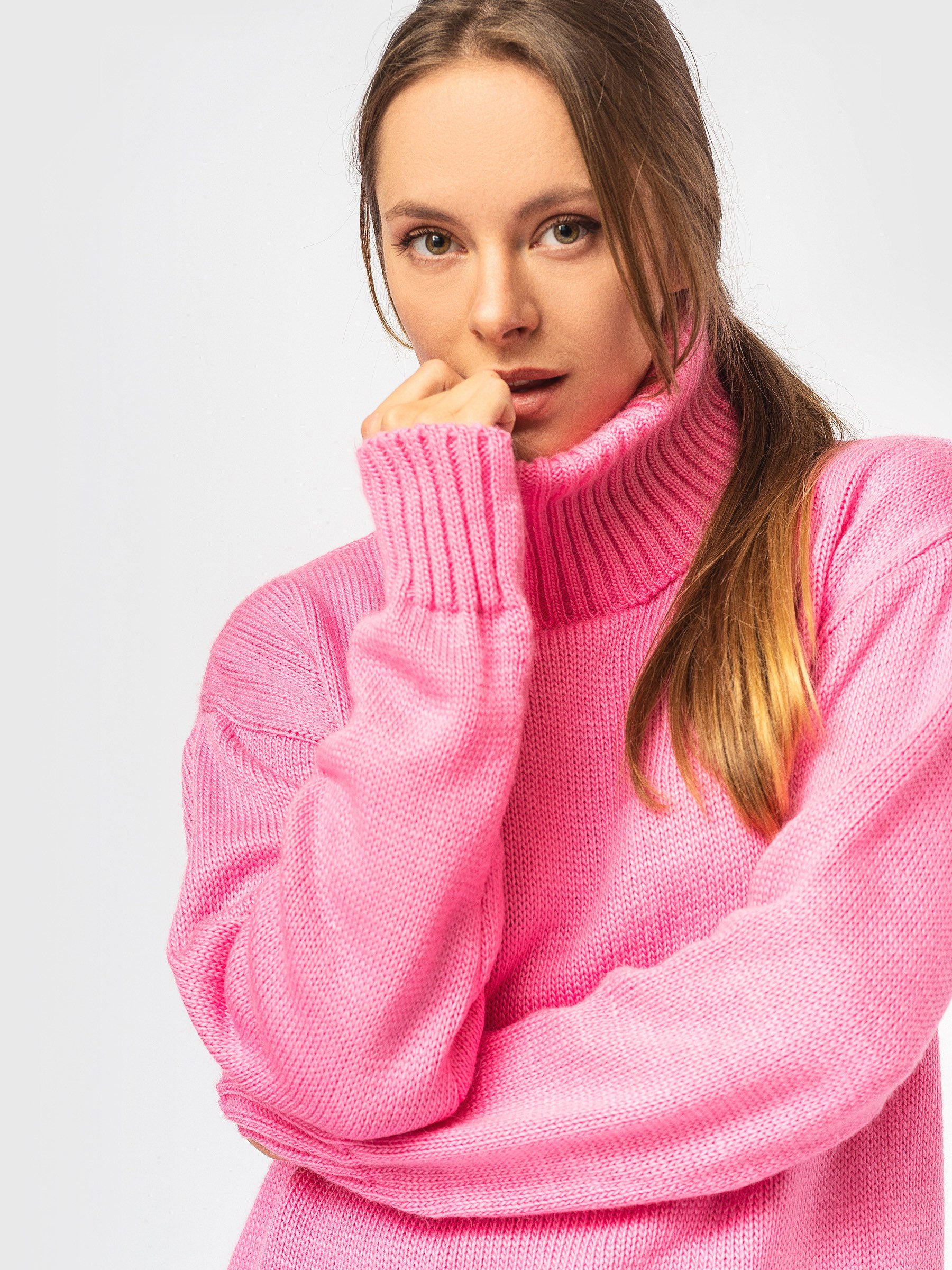 Long Sweaters Sweater Pink Sweater Warm 