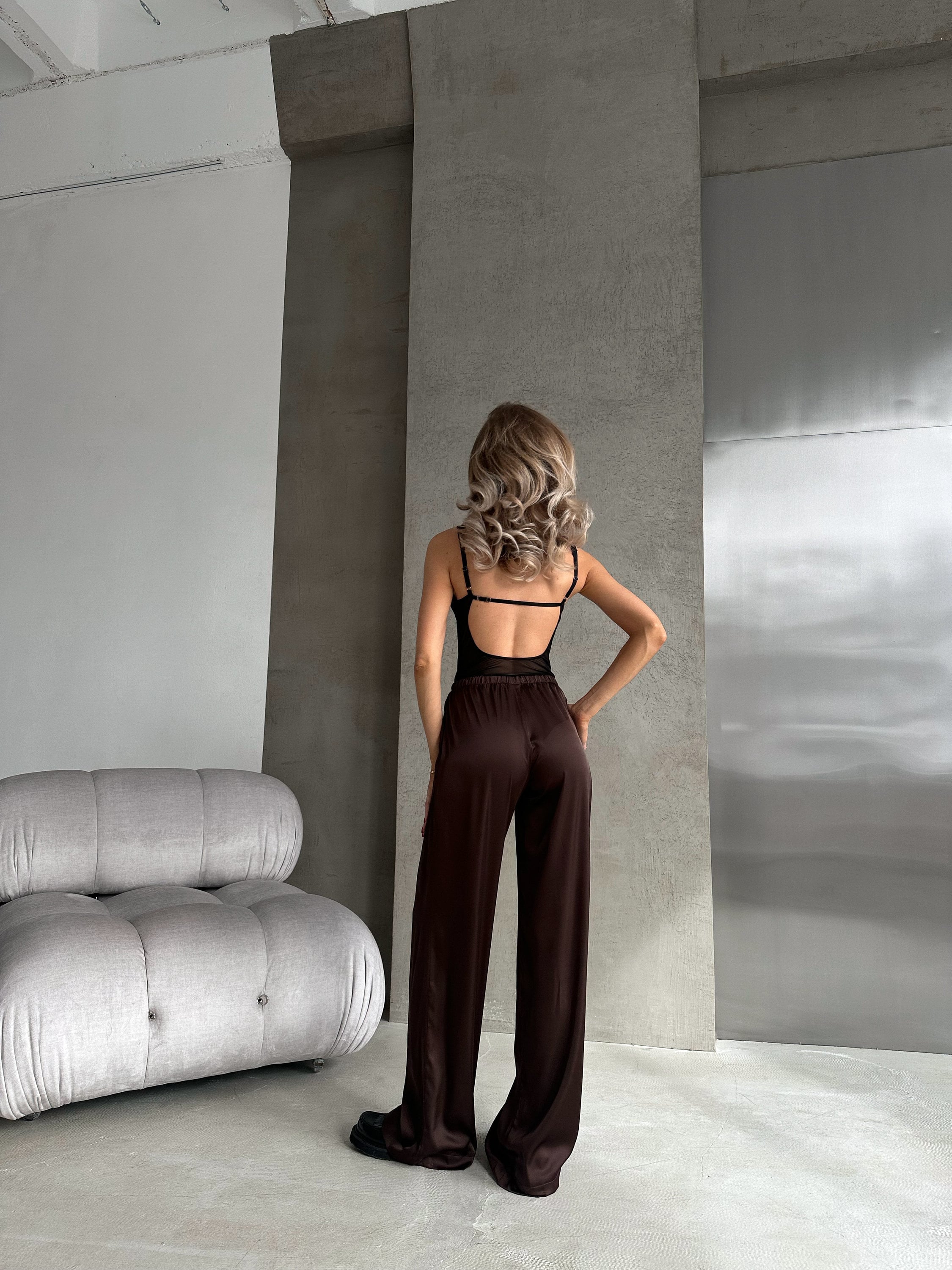 Trenton Silk Pants main image 1