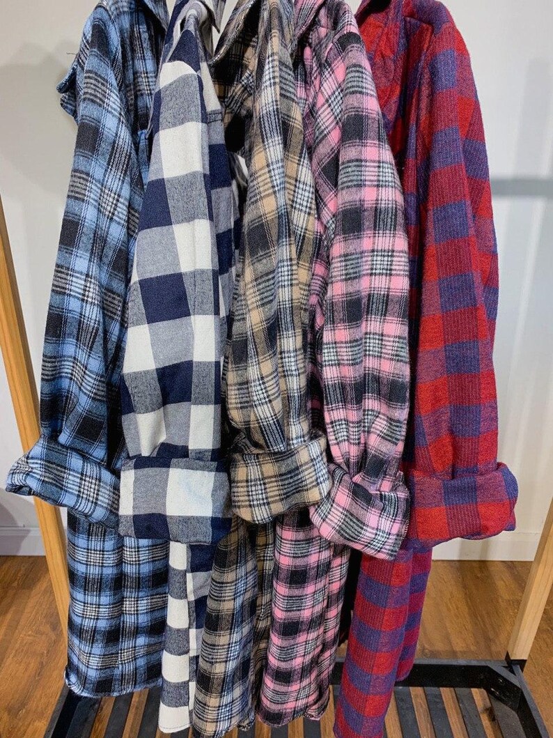 plaid shirt plaid shirt women plaid shirt women oversized Distressed Oversize Shirt plaid shirt bridesmaid Red plaid Flannel shirt