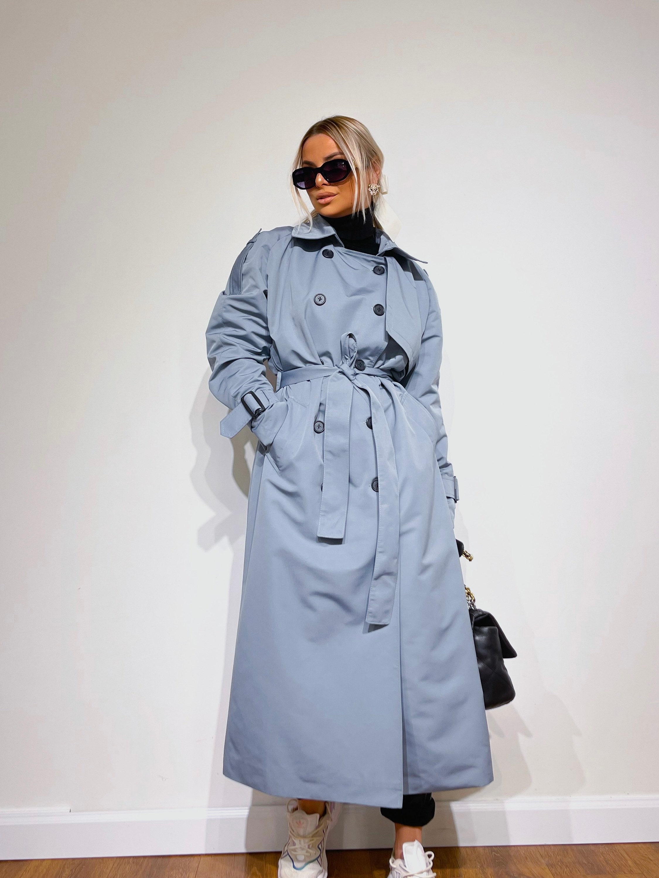 Тренч синий тренч Женский тренч синего цвета Тренч для - Etsy