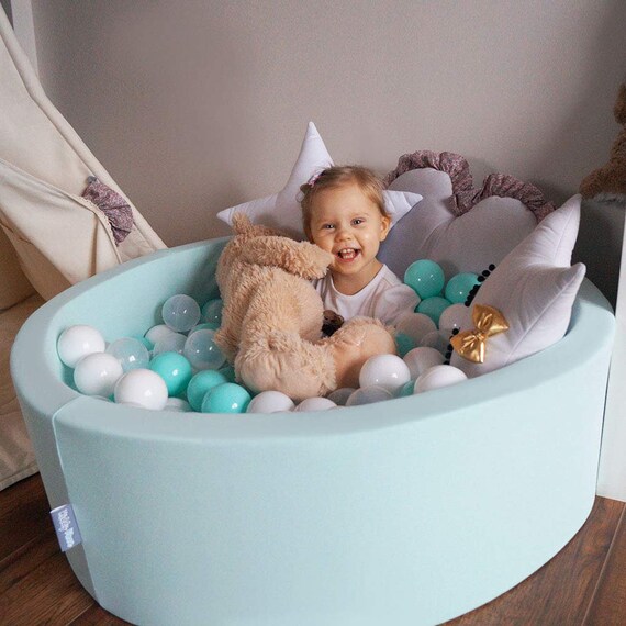 foam ball pit grey