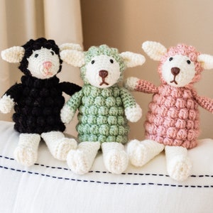 Lola the Sheep Crochet Pattern / Cute Sheep Crochet / Amigurumi Sheep PDF / Sheep Toys for Kids / Black Sheep / Cute Sheep Plushie / Crochet