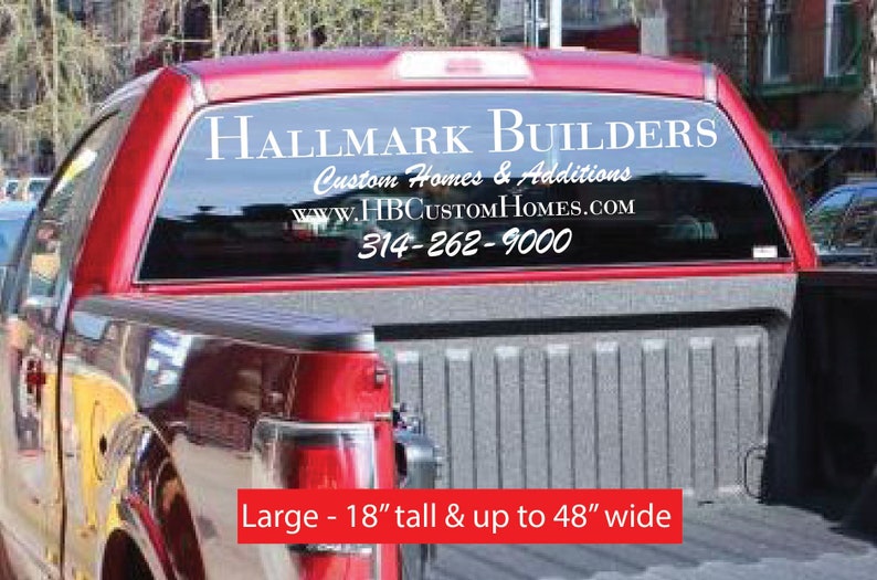 Custom DIY Vinyl Lettering for Vehicle Pickup Truck Trailer Etsy