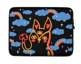 Los hongos son cosas buenas Funda para portátil