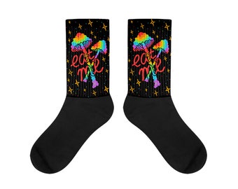 Eat me mushroom socks