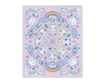 Kawaii Criaturas Lanza Manta