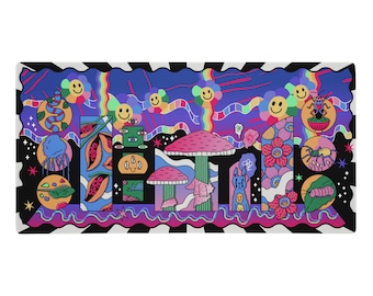 Alfombrilla de escritorio para juegos psicodélicos Poison