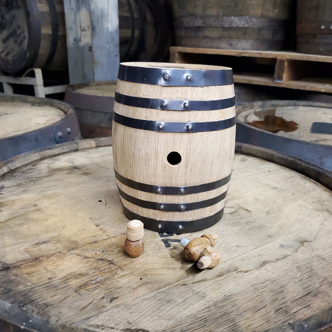 Small Wooden Barrel for Aging Liquor Etsy